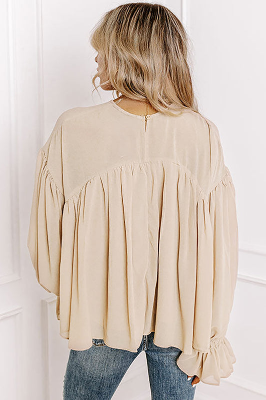 Payton Long Sleeve Chiffon Blouse