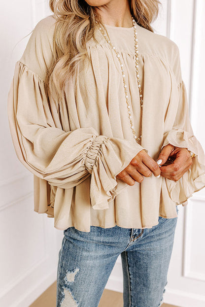 Payton Long Sleeve Chiffon Blouse