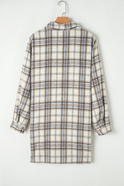 Jessie Plaid Shacket Curve