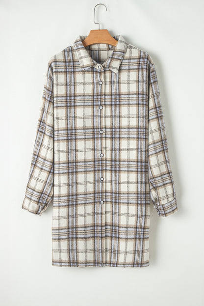 Jessie Plaid Shacket Curve