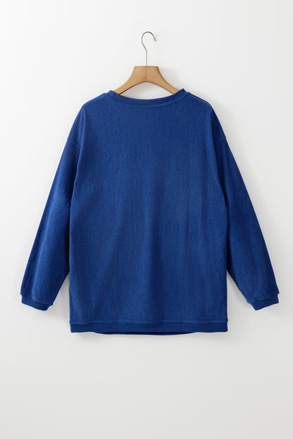 The Sunday Oversized Sweatshirt Blue