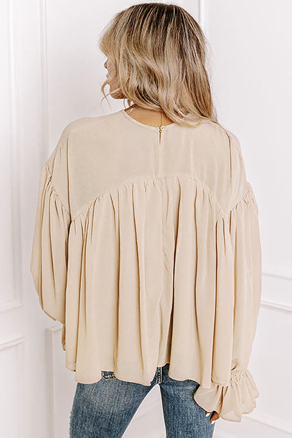 Payton Long Sleeve Chiffon Blouse