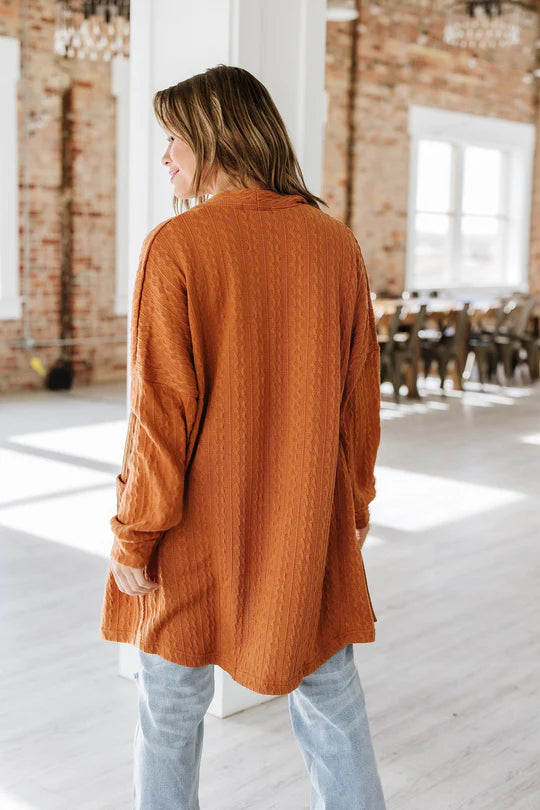 Jen Textured Knit Cardigan