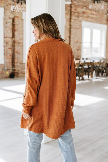 Jen Textured Knit Cardigan