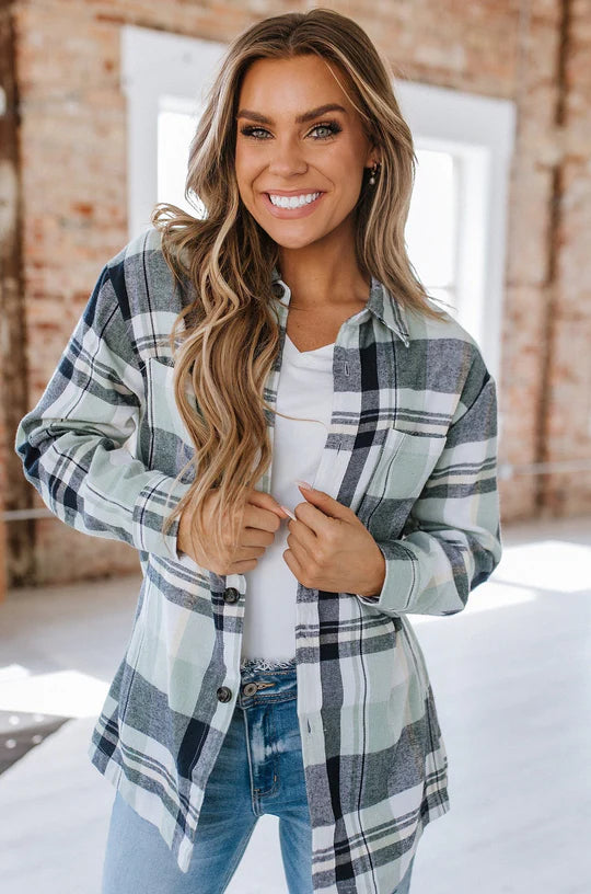 Tanny Flannel Button Up